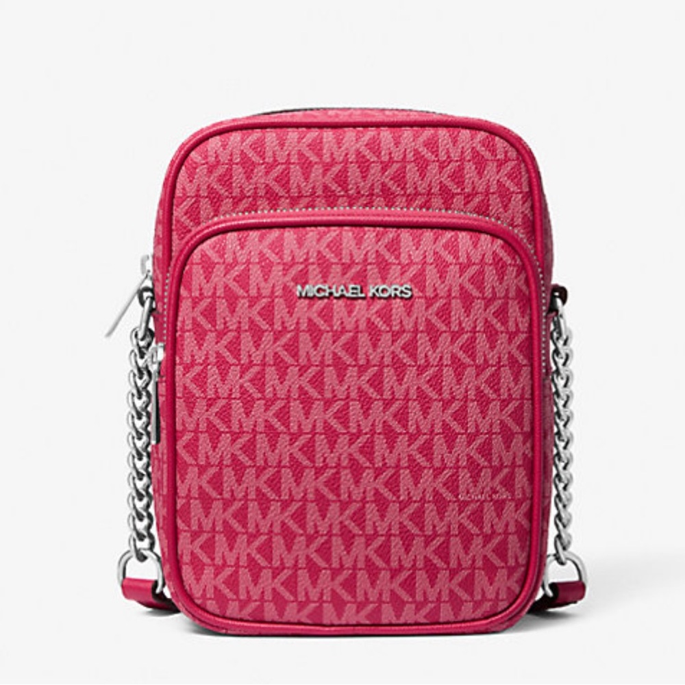 MICHAEL KORS Jet Set Travel Md Signature Logo Crossbody Flight Bag
DK RASPBERRY - Picture 2 of 16
